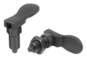 Pernos de bloqueo de acero con palanca excéntrica de plástico - inch Pernos de bloqueo de acero con palanca excéntrica de plástico - inch