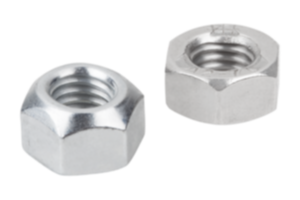 Hexagon nuts with thread lock  DIN 980 enhanced