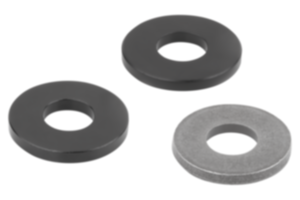 Washers for clamps  steel or aluminum DIN 6340