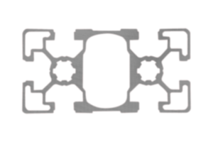 Aluminum profiles 45x90 light Type B