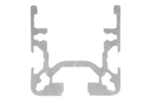 Aluminum profiles 40x40 for roller rails, Type B