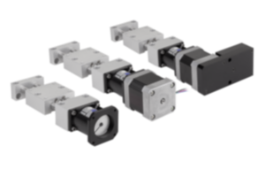 Positioning stages long with coaxial electric drive